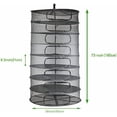 thumbnail image 1 of Herb Dry Rack Zipper Opening 3ft Adjustable Center Support Straps NO Sagging Fine Mesh Dry Net (Heavy Duty Zips 3FT), 1 of 8