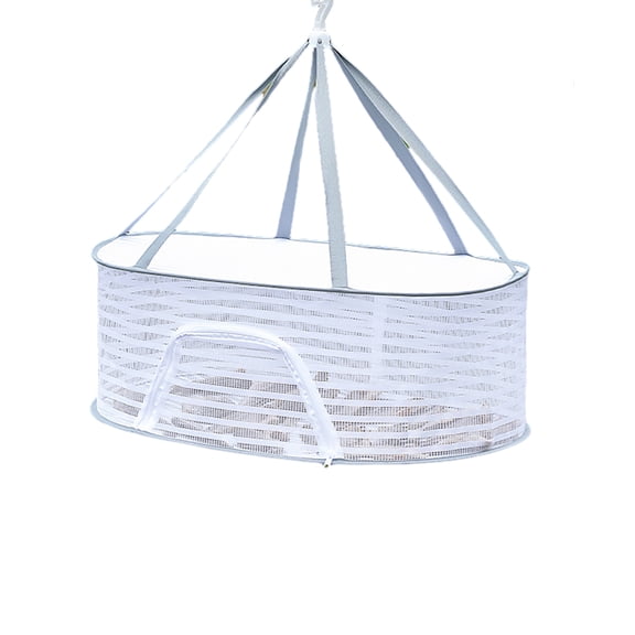 Herb Drying Rack Hanging Mesh Net for Plants Hanging Drying Fish Net Foldable Hanging Mesh Dryer for Buds, Fruits, Hydroponics Flowers, Vegetables, Fish or Clothes, Doll