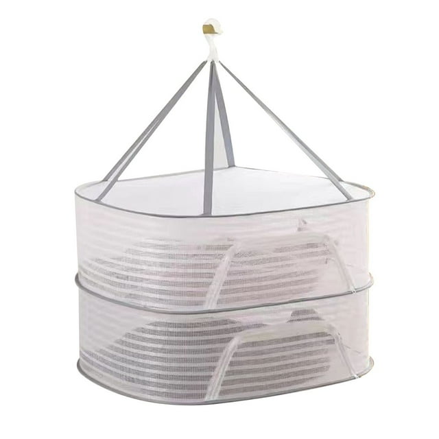 Herb Drying Rack Net Collapsible Mesh Hanging Clothe Drying Racks