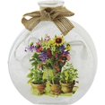 Herb Garden PreLit Jar Glass Electric Flowers Spring, Pc, 4.50In H