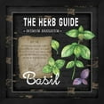 thumbnail image 1 of Herb Guide Basil by Jennifer Pugh, Framed Wall Art, 13.25W x 13.25H, 1 of 1