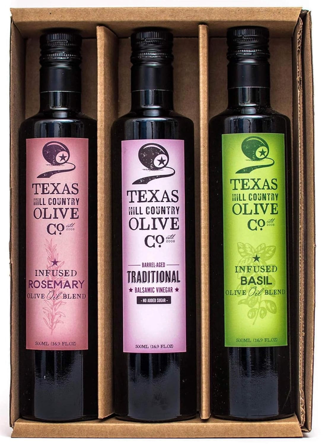 Herb Infused Olive Oil and Balsamic Vinegar Set (Herb Infused Rosemary