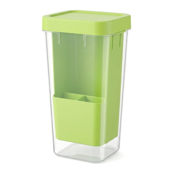 Herb Keeper for Refrigerator Clear Plastic Herb Saver Efficient Asparagus Container Multipurpose Vegetable Keeper for Mint Parsley Thyme Herbal plant preservation equipment