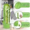 thumbnail image 1 of Herb Keeper for Refrigerator, Fresh Herb Storage Container with Water Reservoir, For Cilantro Parsley Mint Asparagus（Green）, 1 of 3