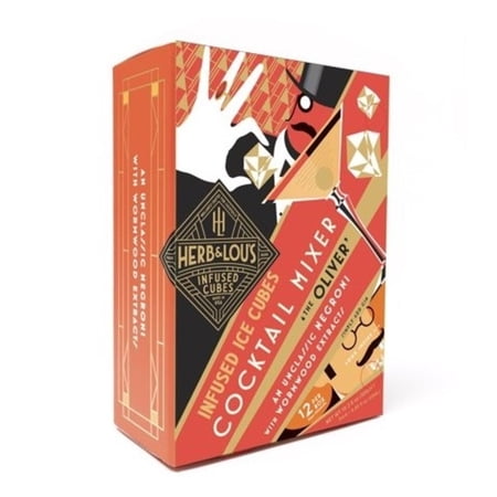 Herb & Lou’s, Unclassic Negroni Cocktail Mixer Cubes, 12pk