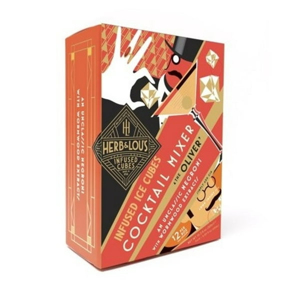 Herb & Lou’s, Unclassic Negroni Cocktail Mixer Cubes, 12pk