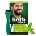 thumbnail image 1 of Herb For Men, PPD & Ammonia Free Mustache & Beard Dye, Vegan Natural Ingredients, Odorless, No More Skin Irritations from Coloring for Sensitive Skin – Deep Brown, 1 of 8