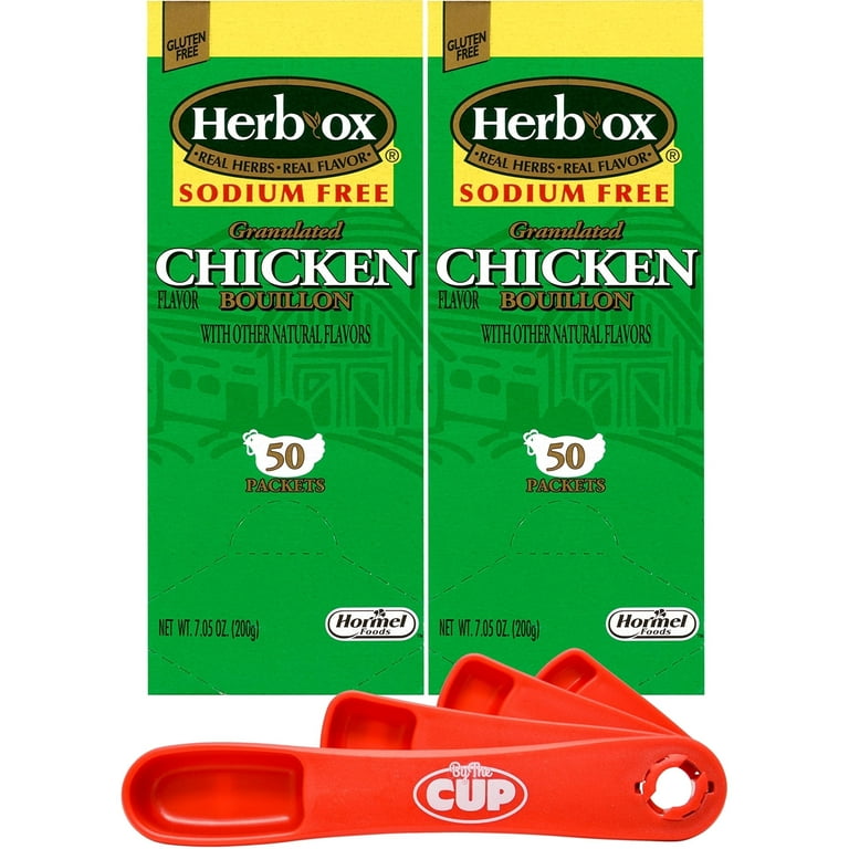 By The Cup Sodium-Free Chicken Flavor Bouillon, Gluten-Free