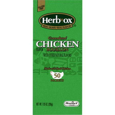 Herb-Ox Instant Broth Chicken Flavor 7.5 oz. Packet 300 Ct