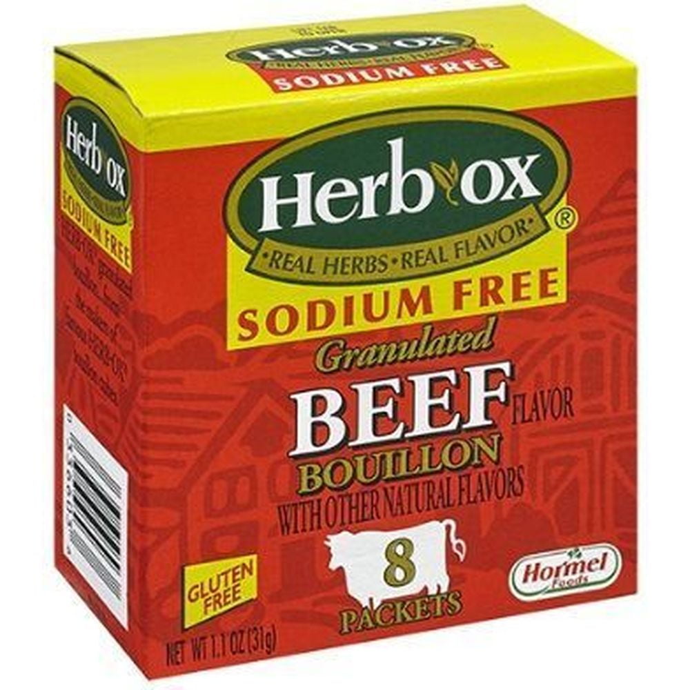 Herb Ox Instant Granulated Beef Bouillon Packet, 1.1 Ounce 12 per