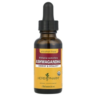 Herb Pharm Ashwagandha Extract Alcohol Free 1 oz