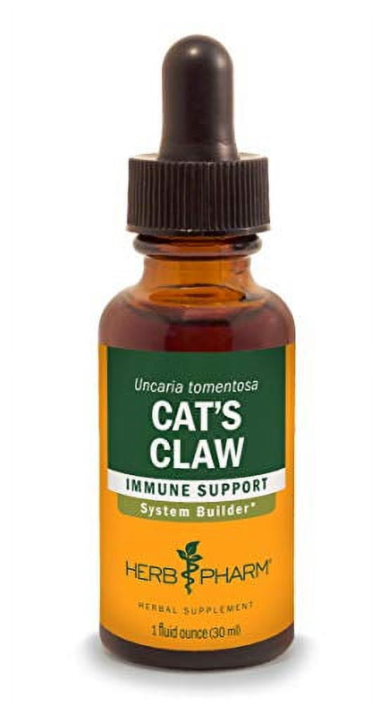 Herb Pharm Cat's Claw (UNA de Gato) Liquid Extract for Immune System Support 1 Ounce