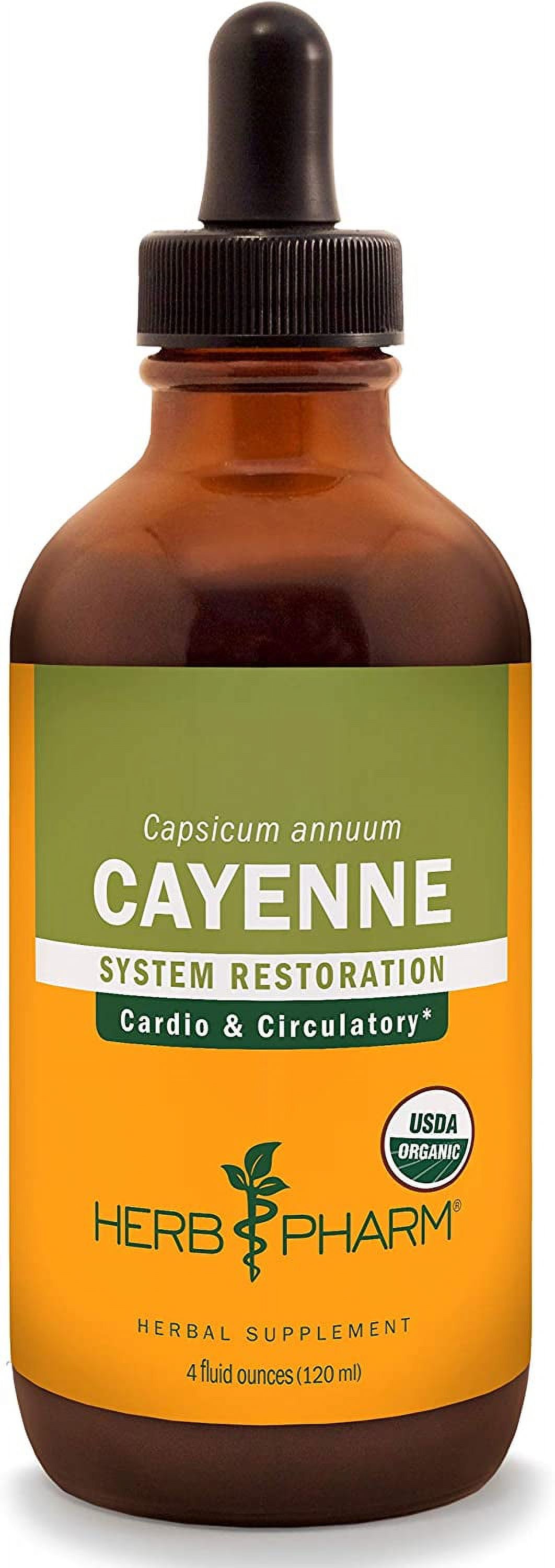 Herb Pharm Certified Organic Cayenne Liquid Extract for Cardiovascular