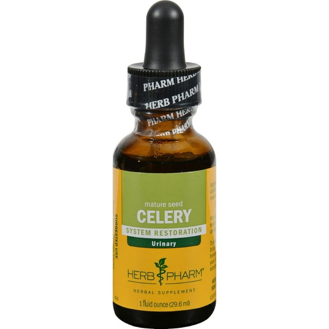 Herb Pharm Certified Organic Celery Seed Liquid Extract for Urinary