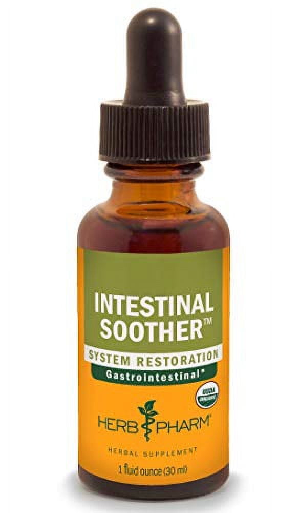 Herb Pharm Certified Organic Intestinal Soother Liquid Herbal Formula