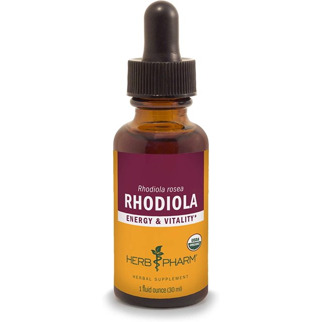 Herb Pharm Certified Organic Rhodiola Root Extract for Energy