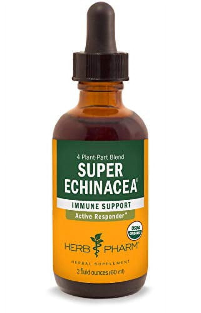 Herb Pharm Certified Organic Super Echinacea Liquid Extract Drops for