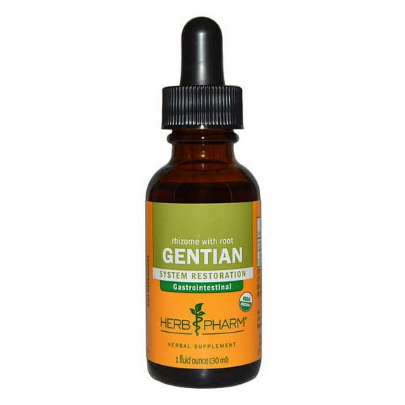Herb Pharm Gentian Liquid Herbal Extract - 1 fl oz