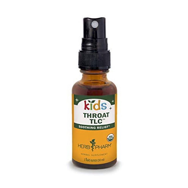 Herb Pharm Kids AlcoholFree Throat TLC Herbal Spray