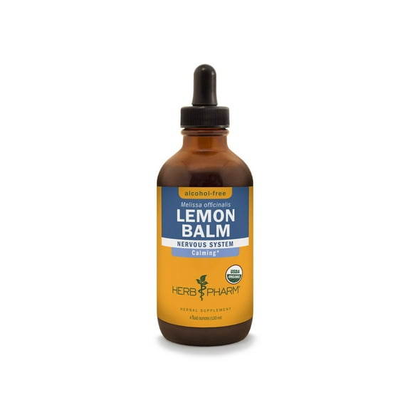 Herb Pharm - Lemon Balm Nervous System Calming Alcohol-Free - 4 fl. oz.