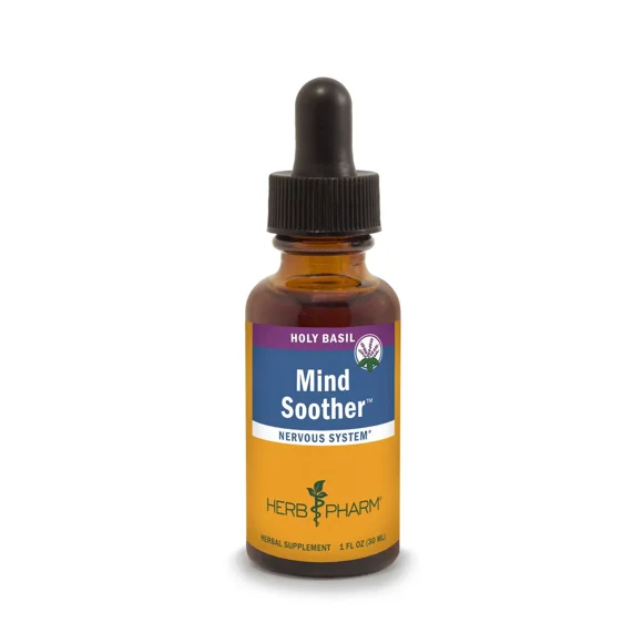 Herb Pharm Mind Soother Holy Basil 1 oz Liquid