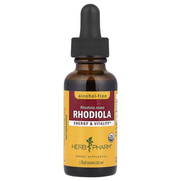 Herb Pharm Rhodiola Herbal Glycerite Extract Alcohol Free - 1 fl oz