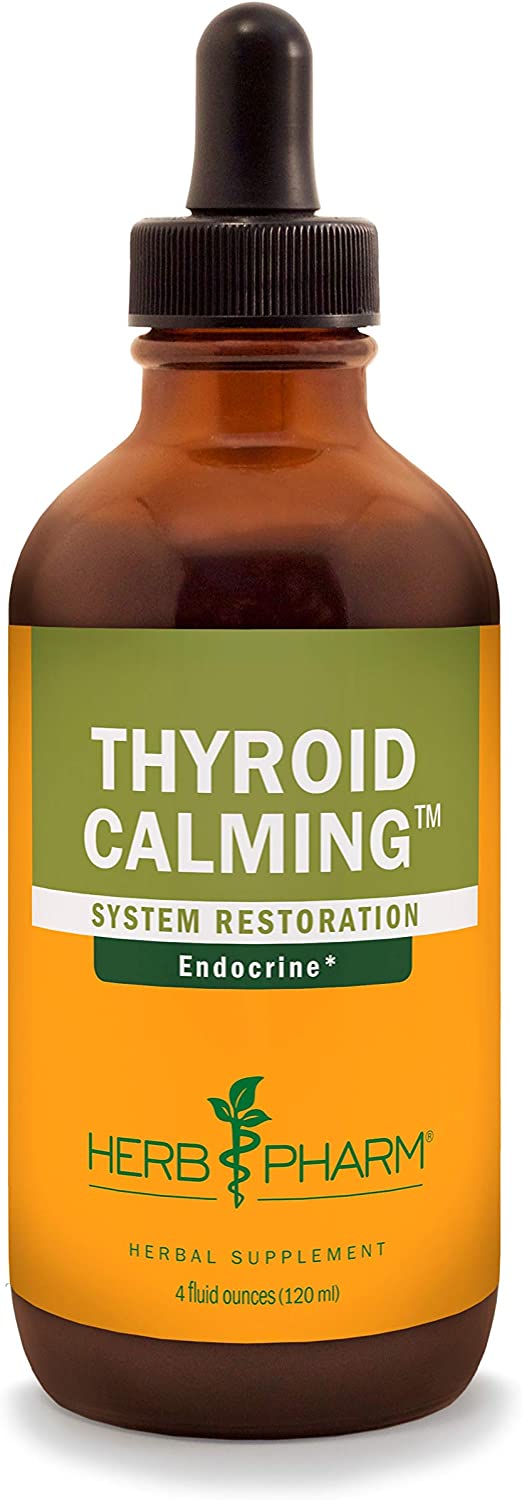 Herb Pharm Thyroid Calming Herbal Formula for Endocrine System Support