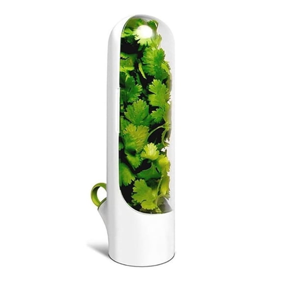 Herb Saver Storage Container Fresh Herb Keeper Vanilla Vegetables Fresh Preservation Bottle For Refrigerator Kitchen
