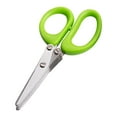 thumbnail image 1 of Herb Scissors, Herb Scissors with 3/5 Blades, Multi Blade Kitchen Scissors for Cutting, Shredding and Cooking Cilantro Onion Salad Garden Herbs, Dishwasher Safety (Green), 1 of 7