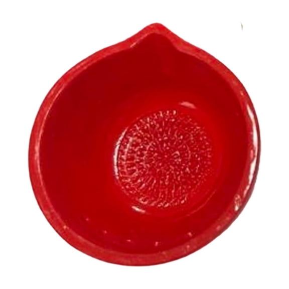 Herb Stripper Bowl Garlic Grater Kitchen Gadget Cooking Tool 5 Hole Compact Design Manual Vegetable Leaf Remover for Fresh Rosemary Thyme Daily Meal Prep，Red
