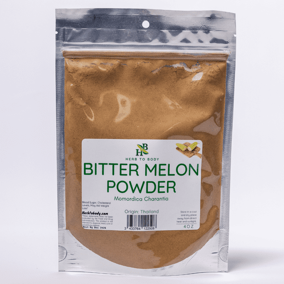 Herb To Body Bitter Melon Powder | Momordica Charantia | Wildcrafted | 4oz