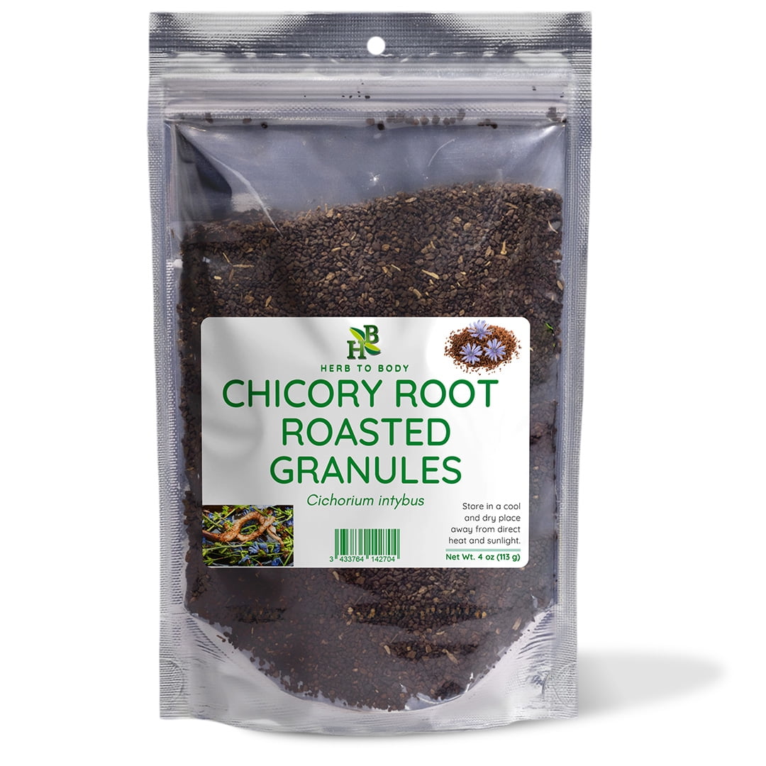 Herb To Body Chicory Root Roasted Granules | Cichorium Intybus ...