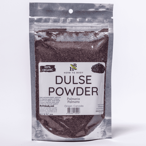 Herb To Body Dulse Powder | Palmaria Palmata | Wildcrafted | 4oz