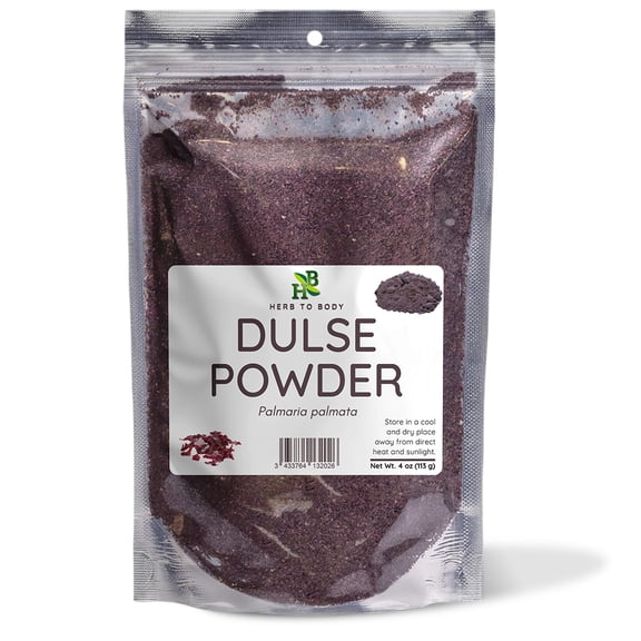 Herb To Body Dulse Powder | Palmaria Palmata | Wildcrafted | 4oz