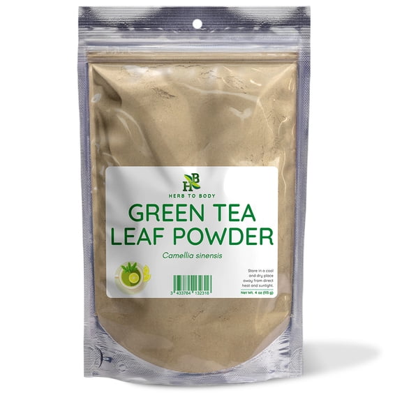 Herb To Body Green Tea Leaf Powder | Camellia Sinensis | Wildcrafted | 4oz