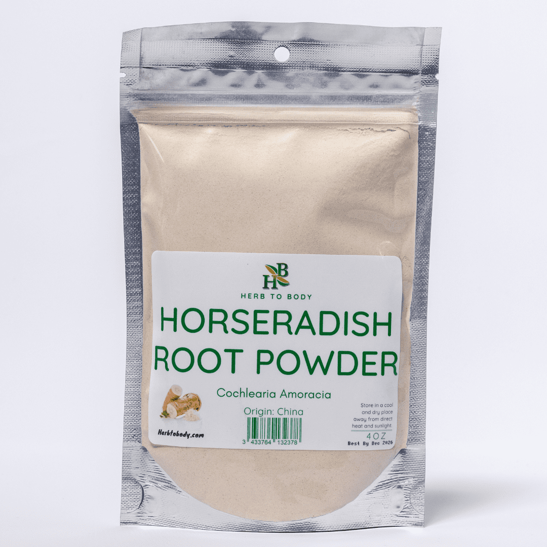Herb To Body Horseradish Root Powder Cochlearia Amoracia