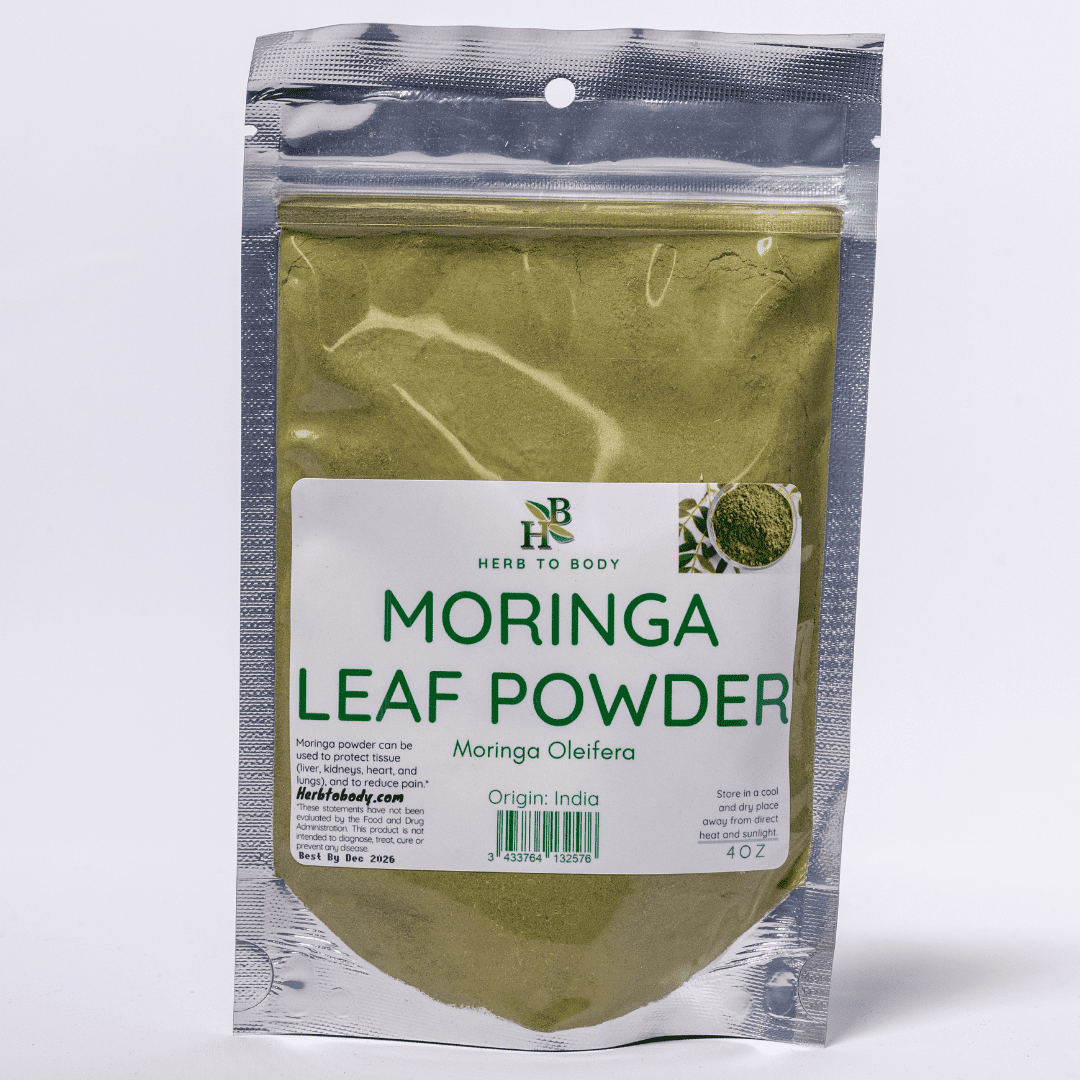 Herb To Body Moringa Leaf Powder | Moringa Oleifera | Wildcrafted | 4oz ...