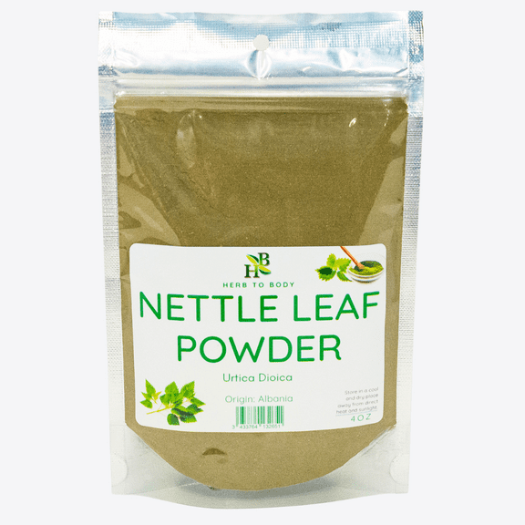 Herb To Body Nettle Leaf Powder | Urtica Dioica | Wildcrafted | 4oz