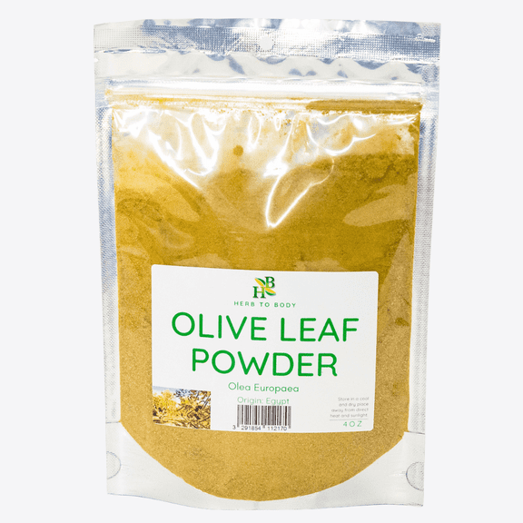 Herb To Body Olive Leaf Powder | Olea Europaea | Wildcrafted | 4oz