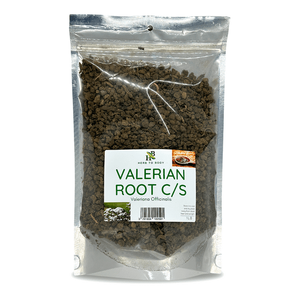 Herb To Body Valerian Root C/S | Cut & Sifted | Valeriana Officinalis | Wildcrafted | 1lb