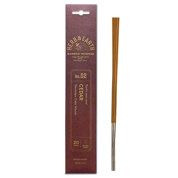 H&E - Cedar - Bamboo Incense 20 sticks