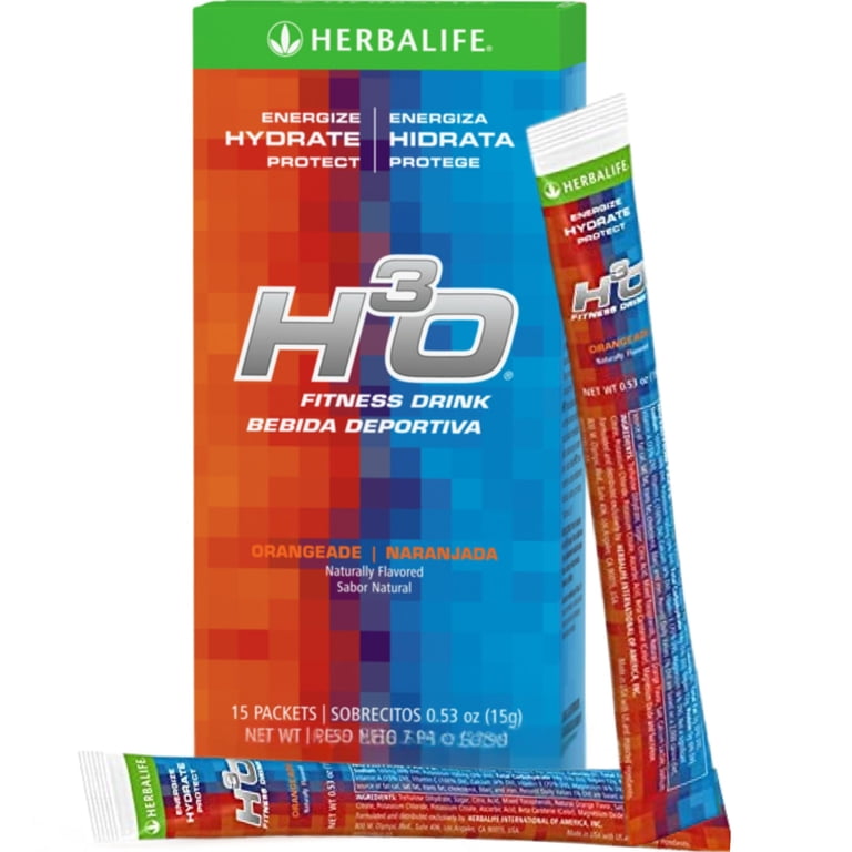Herba Life. H³O Fitness Drink: Orangeade, Energize, Hydrate