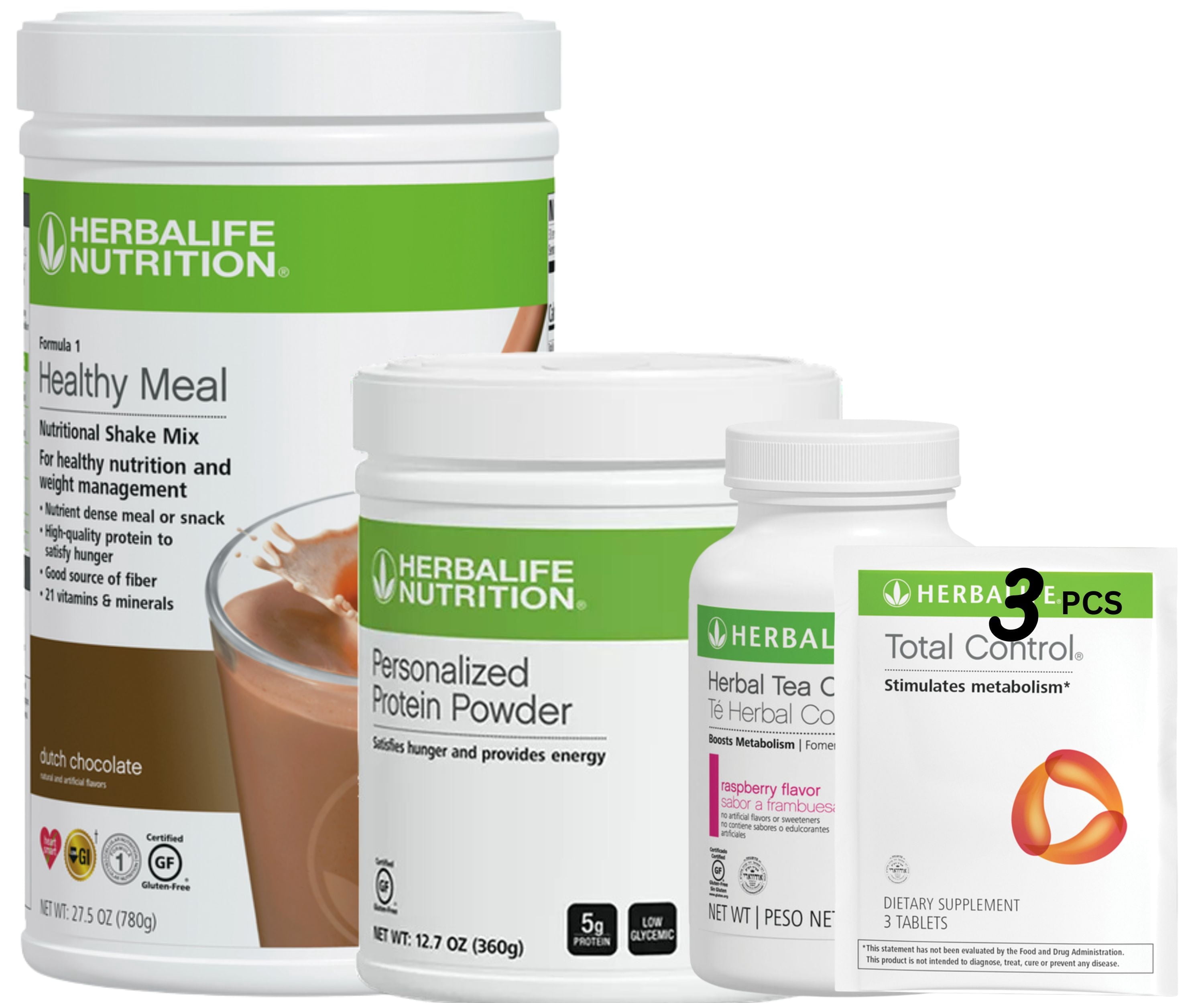 Herba life. Formula 1 Dutch Chocolate, Tea Sweet Ginger 3.6 Oz