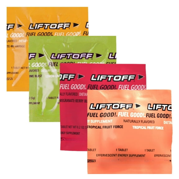 Herba life. LIFTOFF Combo Pomegranate Berry Burst (6 Tablets) Ignite Me Orange (6 Tablets) Tropical Fruit Force (6 Tablets) Lemon Lime Blast (6 Tablets) Instant Energy Drink (24 Tablets)