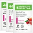 thumbnail image 1 of Herba life. Raspberry Herbal Tea Concentrate: Raspberry Flavor – Gluten-Free, Naturally Flavored, No Artificial Sweeteners (30 Packets), 1 of 6
