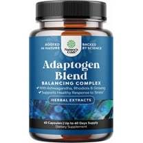 Natures Craft Herbal Adaptogenic Mood Support Supplement for Stress & Cortisol Management, 60 Ct