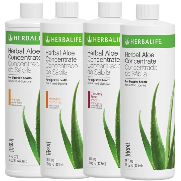 Herbal Aloe Concentrate Combo Herba life: Pint 16 Fl Oz (473ml