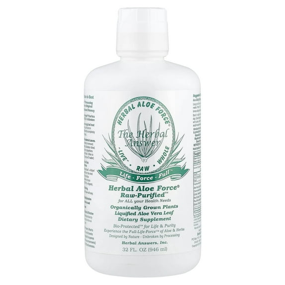 Herbal Answers Herbal Aloe Force®, Raw Purified™, 32 fl oz (946 ml)