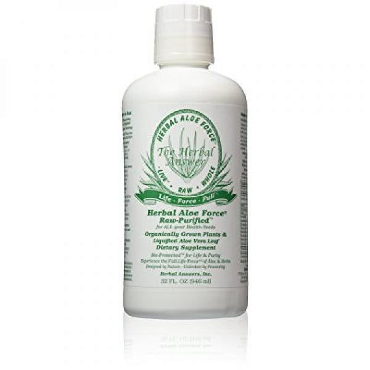 Herbal Answers Herbal Aloe Force, Raw Purified, 32 fl oz (946 ml)