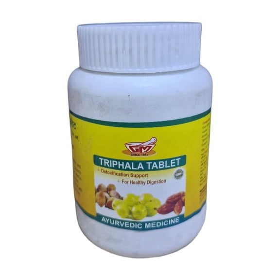 Herbal Ayurvedic Triphala Tablets 300 | Healthy Digestion & Colon Cleansing
